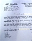 Thông báo nộp tiền bồi thường, hỗ trợ, tài định cư và quản lý phí